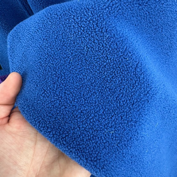 Patagonia Synchilla Snap T Sweater Mens Small Blue Fleece Pullover - Picture 7 of 16